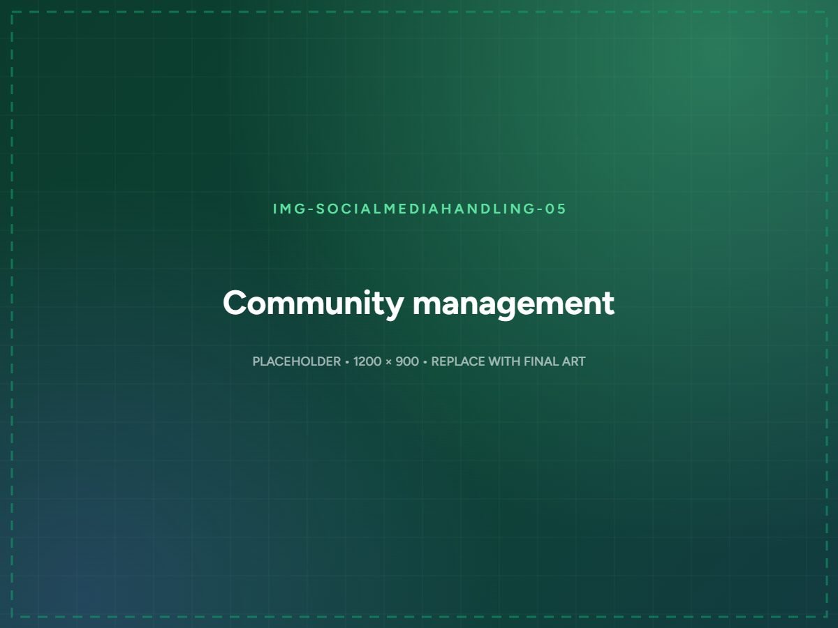 Community management turning comments and direct messages into qualified enquiries