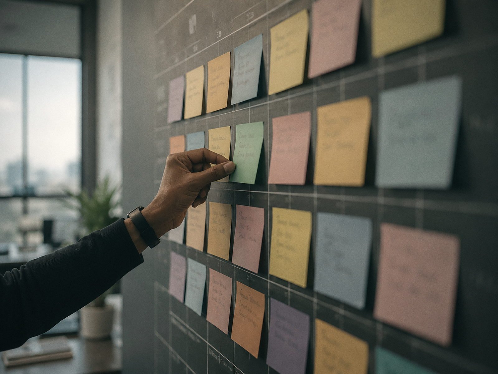 Monthly social media content calendar built around real customer questions
